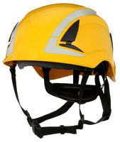 3M SecureFit Safety Helmet/Hard Hat, Climbing Style, Construction, Manufacturing, Forestry, Utilities, Work at Height, X5002X-ANSI, Scotchlite Reflective, Yellow