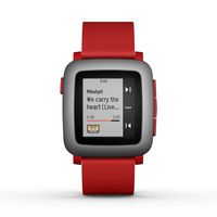 pebble Time Smartwatch Red