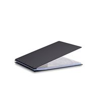 Pina Zangaro Vista 8.5x11 Landscape Screwpost Binder Onyx, Includes 20 Pro-Archive Sheet Protectors (34090)