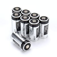 Skywolfeye 8 Pack CR123A Lithium Batteries Industrial 3V 123A for Camera