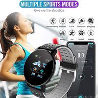 sunnmall Touch Screen Smart Watch Sports IP67 Waterproof Heart Rate Sleep Monitor Smart Watches