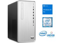 HP Pavilion TP01 Desktop, Intel Core i7-8700 Upto 4.6GHz, 8GB RAM, 1TB NVMe SSD + 1TB HDD, DVDRW, HDMI, VGA, Card Reader, Wi-Fi, Bluetooth, Windows 10 Pro