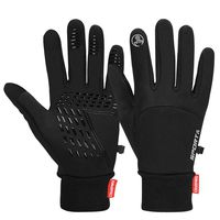 Cevapro Winter Warm Gloves, Touchscreen Gloves Cold Weather Cycling Gloves Windproof Waterproof Winter Sports Gloves for Running, Biking, Driving, Climbing, Hiking - Men & Women(black, M)