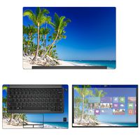 decalrus - Protective Decal Tropical Beach Paradise Skin Sticker for Dell Latitude 7490 (14" Screen) case Cover wrap DElatitude7490-123