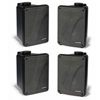 KICKER 4 KB6000 6.5" Black Full Range Indoor/Outdoor/Marine Speakers 11KB6000B