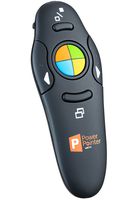 PowerPoint Presentation Clicker, USB Wireless Presenter Remote with Lazer Pointer, Black, for Microsoft Power Point RF 2.4 GHz