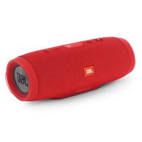 JBL Charge 3 Waterproof Bluetooth Speaker -Red (Renewed)