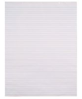 School Smart Primary Chart Paper, 24 x 32 Inches, Ruled 1-1/2 Inch with Dotted Midline, White, 70 Sheets