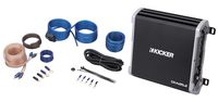 Kicker 43DXA1252 D-Series 2-Ch. 60Wx2 Full-Range Car Amplifier+Amp Kit DXA125.2