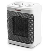 Pro Breeze Space Heater - 1500W Electric Heater with 3 Operating Modes and Adjustable Thermostat - Space Heater for Office, Bedroom and Under Desk - White