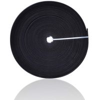 12 Yards Cotton Covered Poly Polyester Boning 12mm Polypropylene (Black)