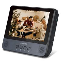 DigiLand Portable DVD Player/Android Wi-Fi Tablet Combo 9-Inch Touchscreen, Quad-Core 1.3GHz, 16GB Storage, with Headrest Strap, AC Charger Adapter and Car Charger, for Car and Home Use (DL9002)