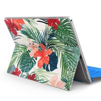 igsticker Ultra Thin Premium Protective Back Stickers Skins Universal Tablet Decal Cover for Microsoft Surface Pro 4/ Pro 2017/ Pro 6(2018) 012034 Hibiscus　Flower　Plant