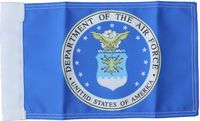 Air Force (Seal) - 5.75 in x 9 in Motorcycle Flag