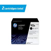 HP 90X | CE390XD | 2 Toner Cartridges | Black | High Yield