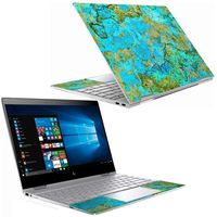 Mightyskins Skin Compatible with Hp Spectre X360 13" (2018) - Teal Marble | Protective, Durable, and Unique Vinyl Decal Wrap Cover | Easy to Apply, Remove, and Change Styles | Made in The USA