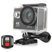KuGi Ultra HD 4K Sport Action Camera WIFI 1080P 60fps HDMI 20MP+170 Degree Wide Viewing Angle 2.0 inch LCD Screen Waterproof Sport DV Camcorder with Accessories Kit for Extreme Outdoor Sports(Black)