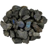 SUNYIK Natural Raw Stones Rough Rock Crystals for Tumbling,Cabbing,Labradorite,1pound(About 460 Gram)