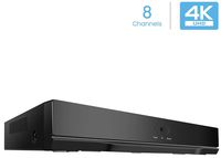 FULUVA 4K Onvif Network Video Recorder, Support 8 x 4K/8MP | 16 x 5MP | 32 x 1080P/3MP IP Cameras, Support up to 12TB HDD, Metal Housing