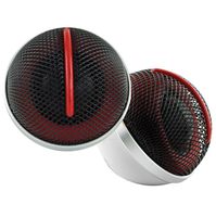 DS18 SQTW Tweeter 1.10-Inch 120 WATTS Max Silk Dome Neodymium Tweeter Sound Quality with 3M VHB Mounting Tape, Built-in Attenuation Switch (+2/0/-2) - Set of 2 (Black & Red)