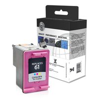 V7 V7CH562WN Remanufactured Tri-Color Ink Cartridge for HP CH562WN (HP 61) - 165 Page Yield