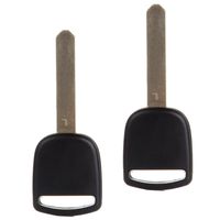 ECCPP Ignition Key, Replacement for 2 New Replacement Transponder Ignition Keyless Key Uncut Blade Blank 46 Chip