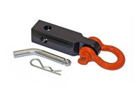 Rigid Hitch Enhanced Tow Strap Shackle Mount (TSM-125-D) for 1-1/4" Receivers - Made in U.S.A.
