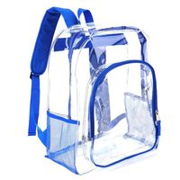 Heavy Duty Transparent Clear Backpack Bookbags See Through Backpacks for School