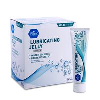Medpride Lubricating Jelly Tube| 4fl Oz Tube Box of 12| Water Soluble, Sterile, Bacteriostatic, Latex-Free| Gentle & Smooth Application|Ideal for Enema Equipment, Rectal Thermometer & More|Travel Size