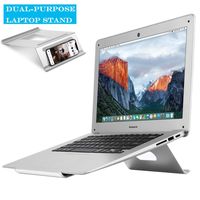 Laptop Stand, Portable Aluminum Ventilated Laptop Stand Riser Holder for Macbook Pro, MacBook Air, iPad and Notebooks (Type2)