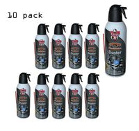 Dust-Off Falcon Professional Electronics Compressed Air Duster, 12 oz, 10 Pack