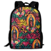 School Backpack,Virgin Mary Religious Catholic,Water-resistant Daypack For Student College Schoolbag,Laptop Bookbag For Travel & Business,Fits 15 Inch Notebook