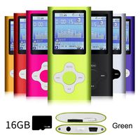 G.G.Martinsen Green+White Versatile MP3/MP4 Player with a Micro SD Card, Support Photo Viewer, Mini USB Port 1.8 LCD, Digital MP3 Player, MP4 Player, Video/Media/Music Player