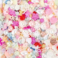 YIQIHAI 900pcs Flatback Rhinestones Pearls Resins Random Embellishments for Crafts Mixed Styles Loose Gems for DIY