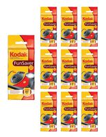 10x Kodak Disposable Camera FunSaver Flash 35mm Film One Time Use