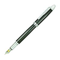 Conklin Herringbone Fountain Pen - Extra Fine Nib Fountain Pen, Gun Metal (CK71530: CK71537)