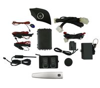 EasyGO AM-MBU-636R Smart Key Remote Start and Alarm System with Silver Ice Metallic Driver's Door Handle for Chevrolet Malibu