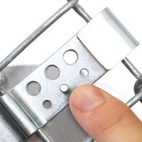 Clips to Attach a Sign to Chain Link Fence - Kit Includes (2) Fence Clips, (2) Bolts, (2) Screws and (4) Nylon Washers, from SmartSign