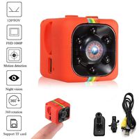Borme Spy Hidden Camera Car recorder DVR, Mini Recorder action Camera Full HD 1080P DV Sports Action Camera Spy Camera RED/ With Night Vision