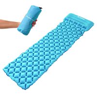 BISINNA Ultralight Inflatable Sleeping Pad Mat for Camping Backpacking Traveling and Hiking Folding Compact Lightweight Portable Outdoor Hiking Air Mattress