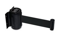 Tensator QWAYWALL-B9 QwayWall - Wall Mounted, Black Finish, Black 7'6" Belt