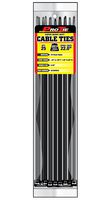 Pro Tie B22SHD25 22-Inch Super Heavy Duty Standard Cable Tie, UV Black Nylon, 25-Pack