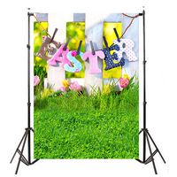 YJYdada Easter Day Theme Vinyl Photography Backdrop Custom Photo Background Props (C)
