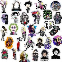50pcs Edward Scissorhands Stickers for Water Bottles,Laptops Sticker,Waterproof Vinyl Decal Sticker for Phone,Computer,Hydro Flasks,Cars,Bicycles,Mac Book,ski, PS4, Xbox ONE.