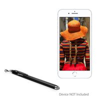 Apple iPhone 8 Plus Stylus Pen, BoxWave [EverTouch Capacitive Stylus] Fiber Tip Capacitive Stylus Pen for Apple iPhone 8 Plus - Jet Black