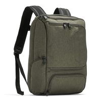 eBags Professional Slim Junior Laptop Backpack for Travel, School & Business - Fits 15.75 Inch Laptop - Anti-Theft - (Sage Green)