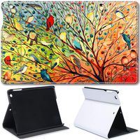 Enjoy happy life Ipad Air 2 case,Ipad 6 case,The Bird Painting Ipad Air 2/Ipad 6 High-Grade Leather Cases