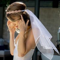 xo, Fetti Bachelorette Party Veil - Rose Gold Crystal Crown | Bridal Shower Veil | Bride to Be Gift, Bachelorette Favor + Engagement Decoration