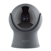 Geeni VISION 720P Smart Wi-Fi Camera Home Security System, No Hub Required, Gray