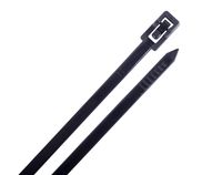 SecuriTie CTR11-5025UVB Releasable Cable Ties, 11 Inch., Wire & Cord Management / Industrial / Household Use, Nylon Zip Tie, 25 Pk, UV Black